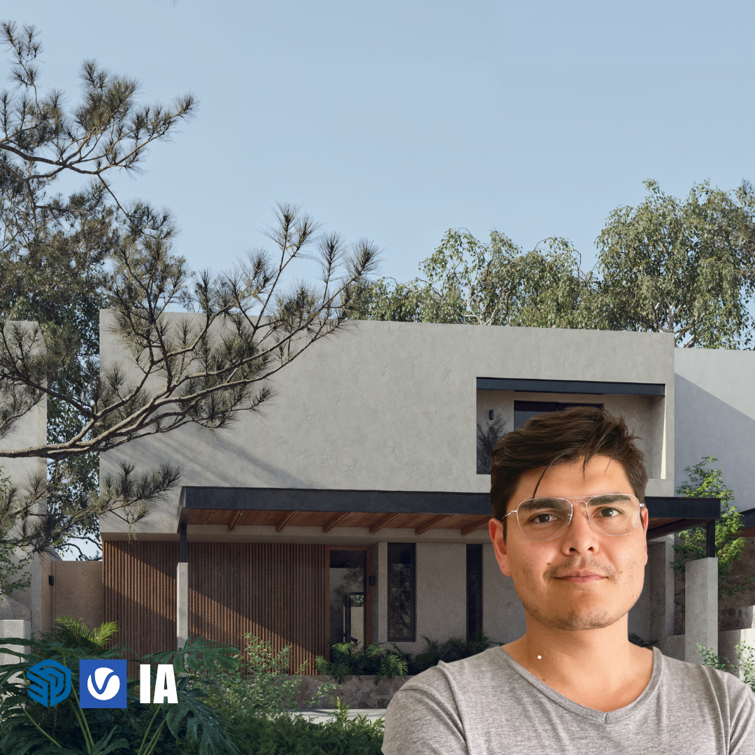 NUEVO Exterior Sketchup + Vray 7 2025 Básico