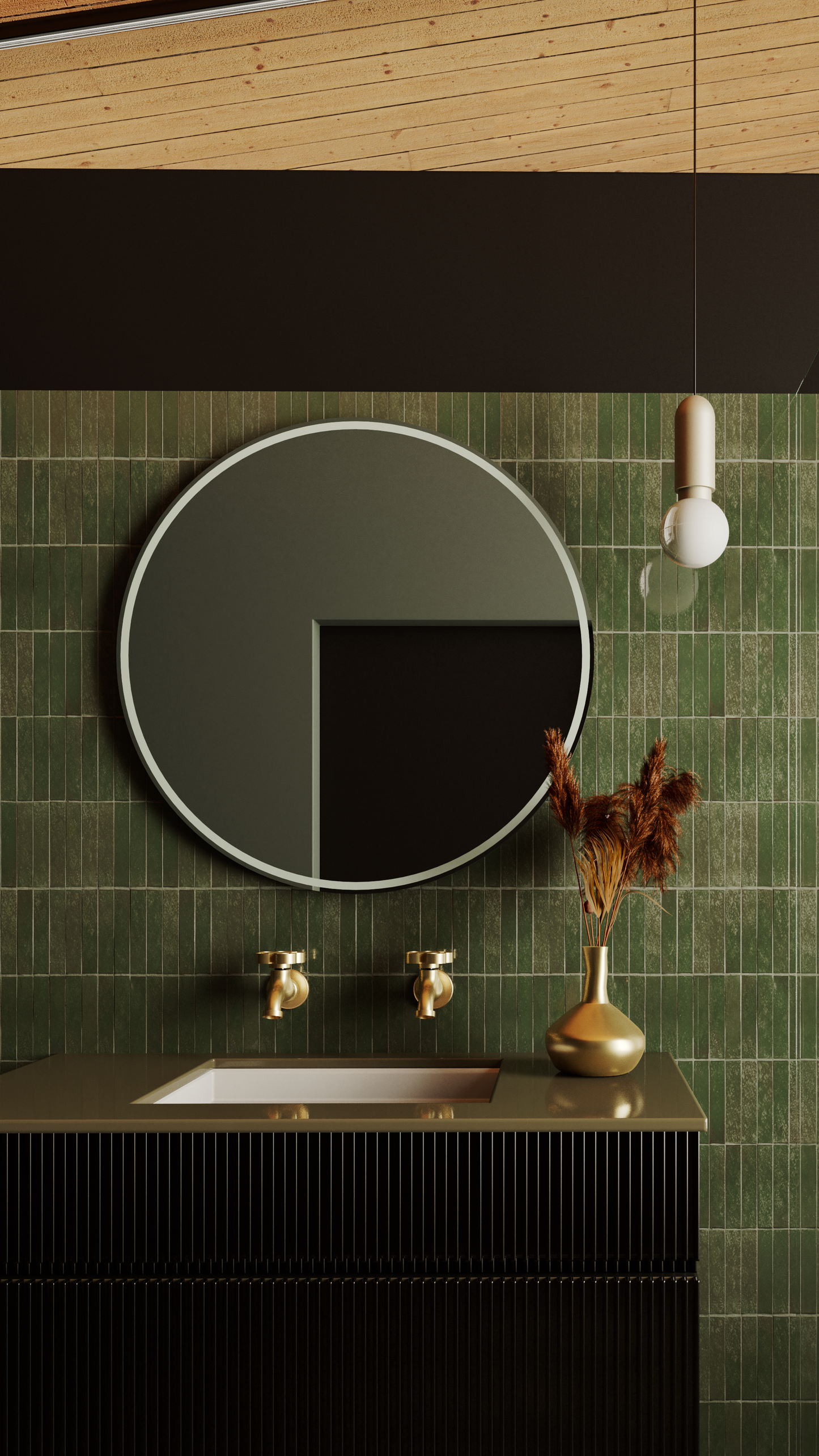 Green Bathroom