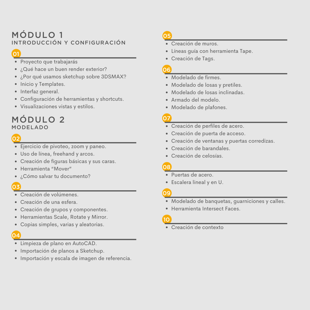 Exterior Sketchup+ Vray 7 2025 Básico a Intermedio