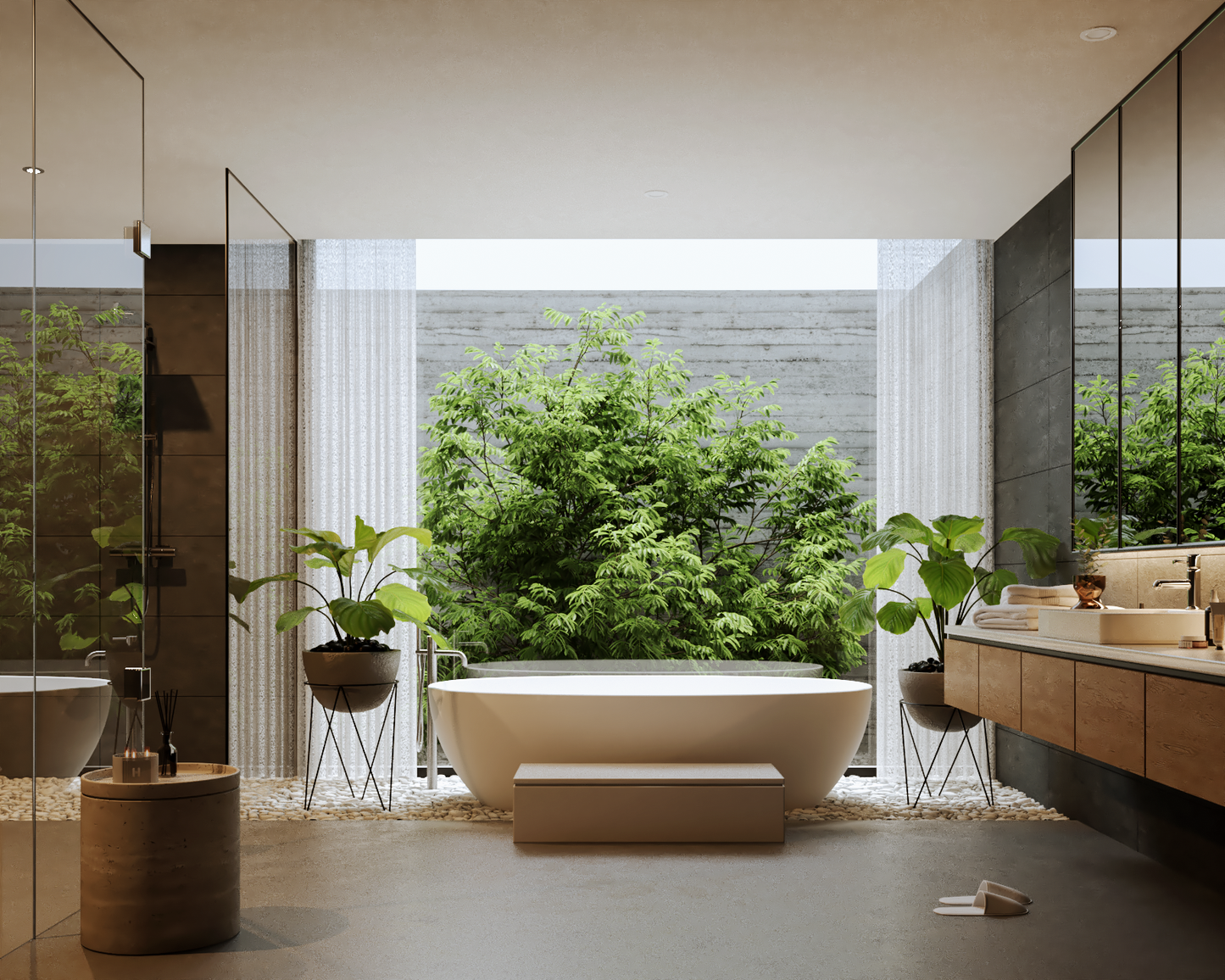 Indoor Bathroom Bookcase