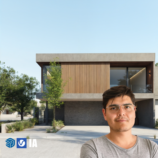 Exterior Sketchup+ Vray 7 2025 Básico a Intermedio