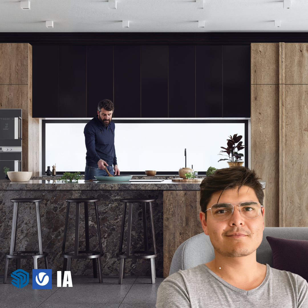 NUEVO Interior Sketchup + Vray 7 2025 Básico