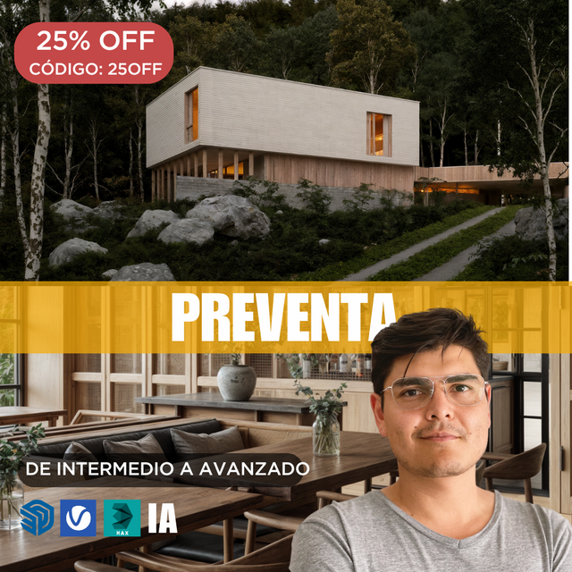 Paquete Sketchup + Vray 7 Intermedio/Avanzado