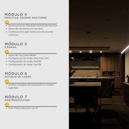 Iluminación Sketchup + Vray 7 2025 Básico a Intermedio