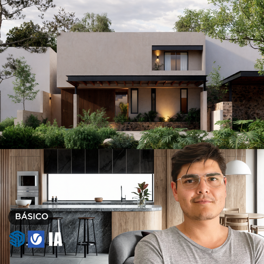 NUEVO Paquete Sketchup + Vray 7 2025 Básico